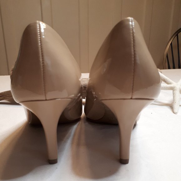 comfort plus by Predictions | Nude | NWT | Vegan Patent | Pumps | 3" Heels - Picture 10 of 13
